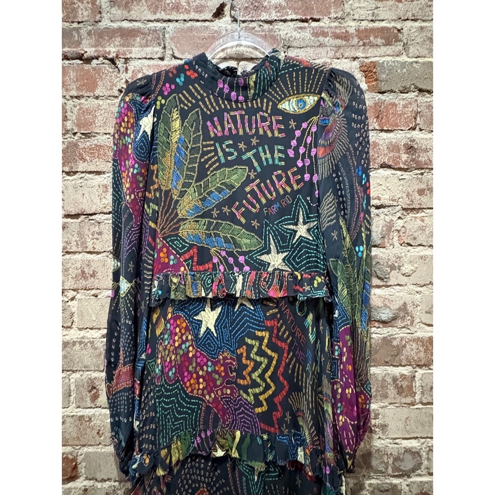 Farm Rio Amazonia Maxi Dress Small - Picture 6 of 11
